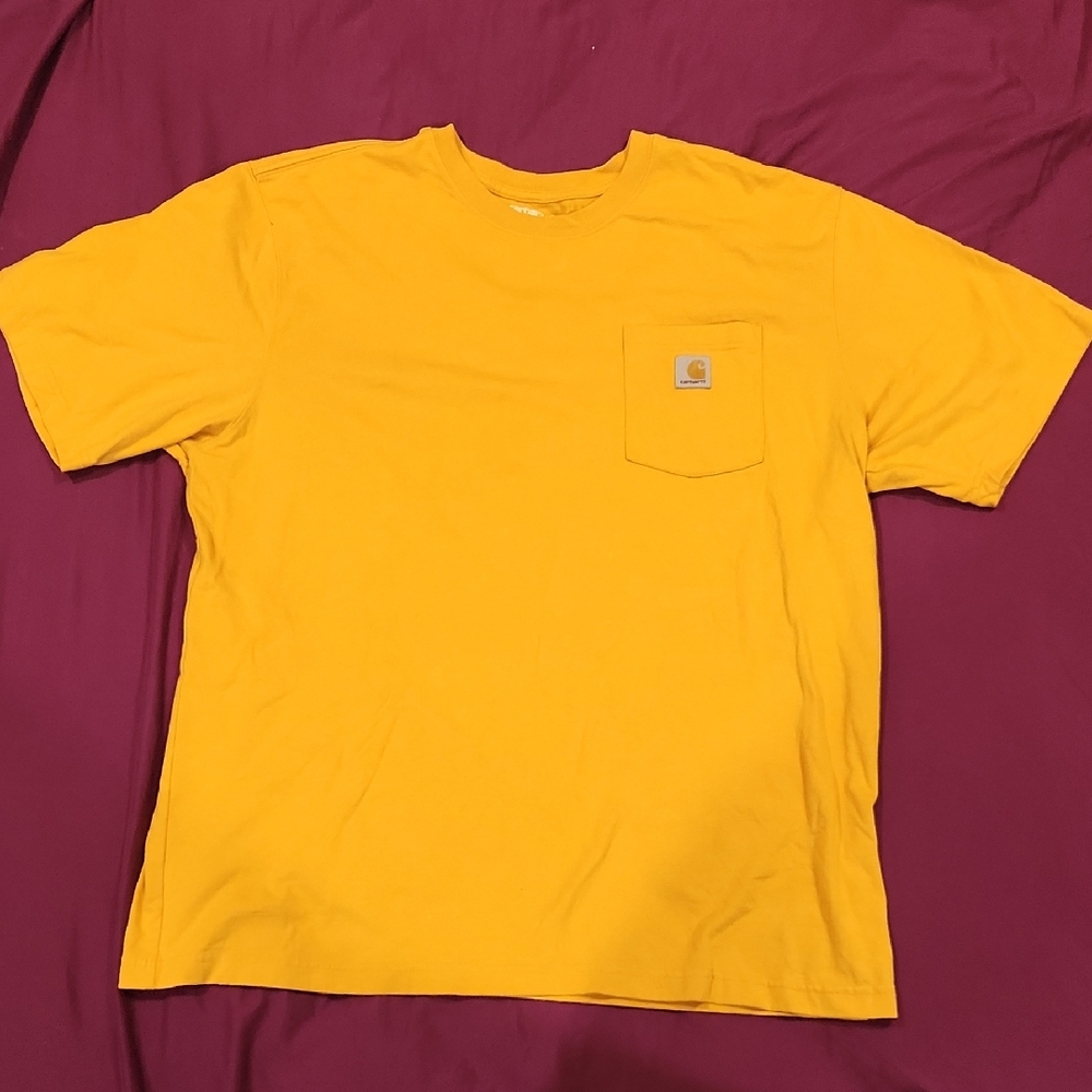 Carhartt Yellow Pocket T-Shirt